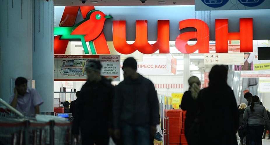 Auchan, which has operated in Russia as Aucan since 2002, is one of the countrys main retailers. - AFP - NATALIA KOLESNIKOVA