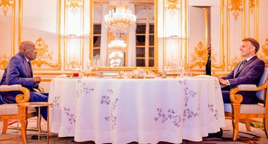 Macron Hosts Tinubu to Private Dinner at lyse Palace