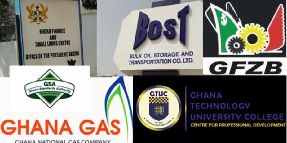 Six State Institutions Blow GHC800 Million