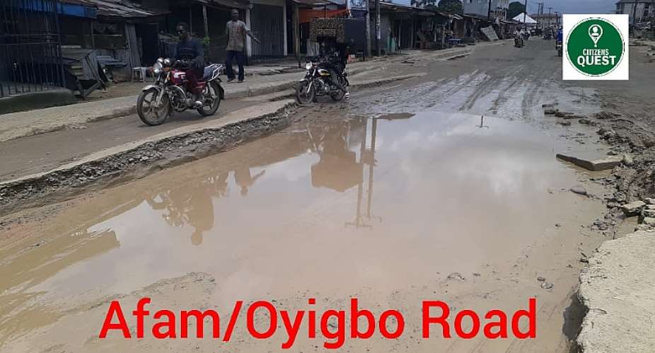 Act on the deplorable state of Oyigbo-Afam road — Group tasks concerned authorities