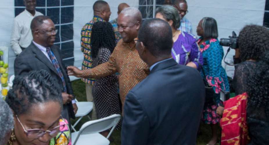 President Mahama Interacts With Ghanaian Community In New York