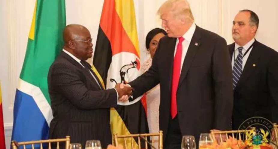 President Nana Akufo-Addo and PresidentTrump