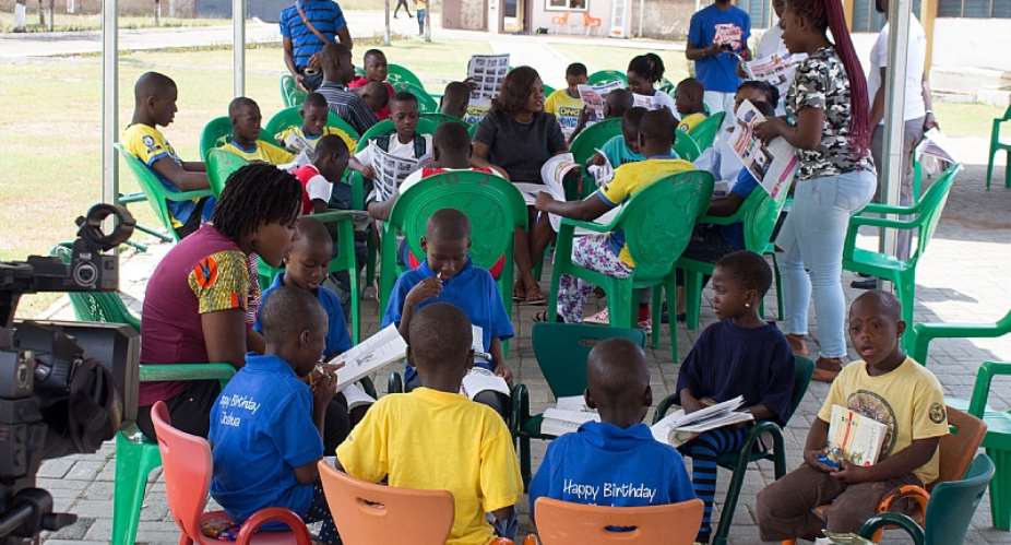 Raising Readers Initiative Encourages Children At The Osu Childrens Home To Read