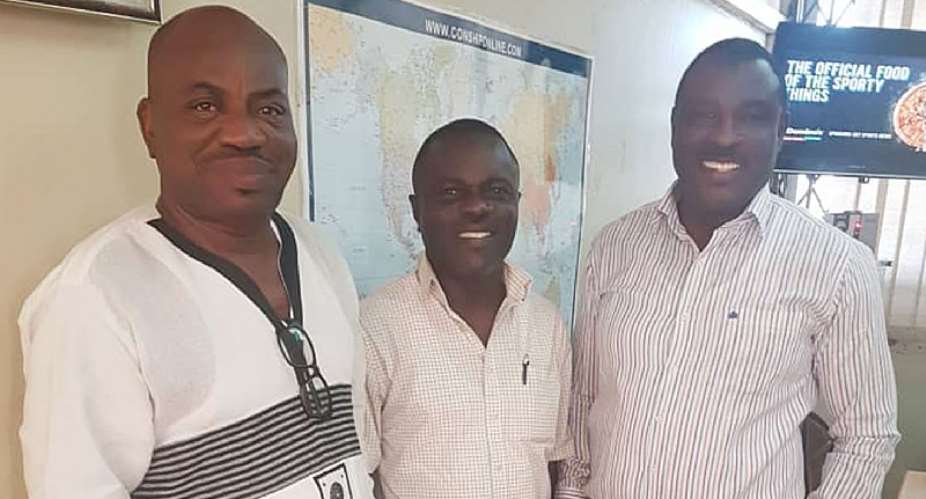 Kotoko CEO Pays Working Visit To Alhaji Lamin, Serebour Boateng