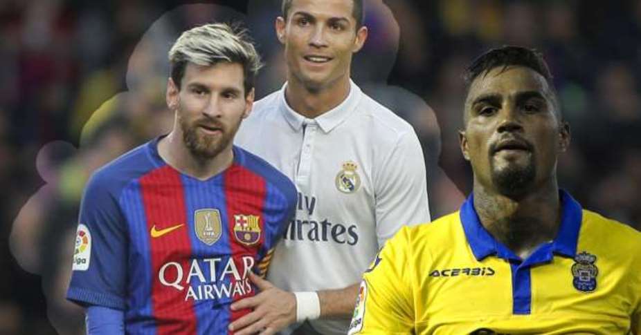 KP Boateng Chooses World Best Player Between Messi And Ronaldo