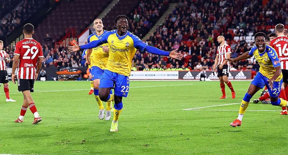 Mohammed Salisu scores debut goal Southampton win against Sheffield United in EFL Cup
