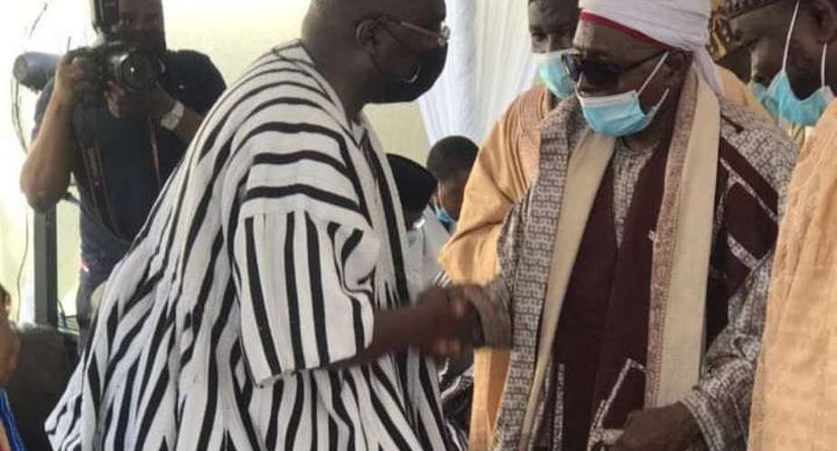 Zango Chief pays courtesy call on Bawumia over death of mother