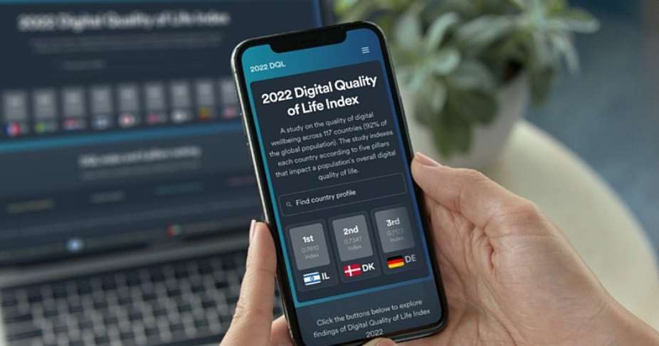 A comprehensive analysis of Ghanas 96th position on 2023 World Digital Quality of Life Index