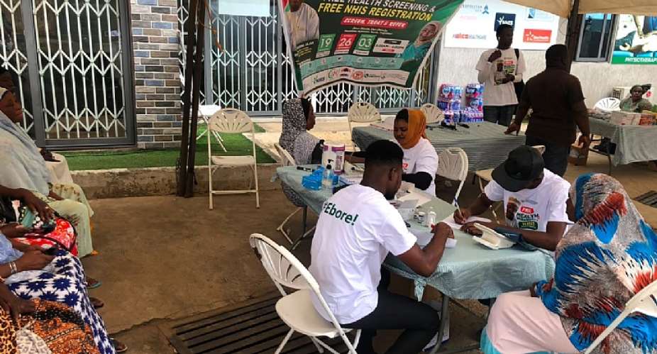 Jajah sponsors free health screening for Ayawaso North residents