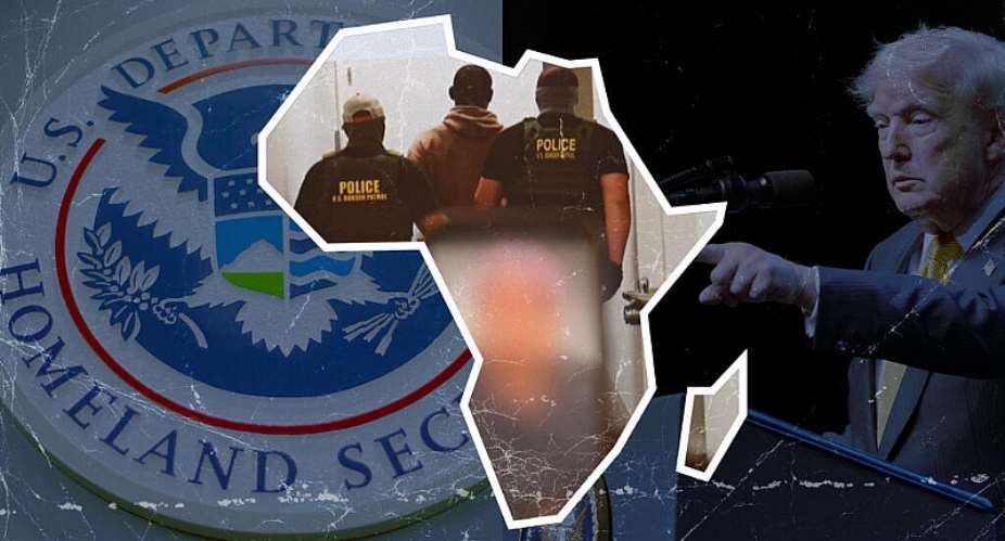 RFI investigated the US system for deporting migrants to African countries as part of a consortium of 24 international media outlets coordinated by Forbidden Stories. -  Studio FMM