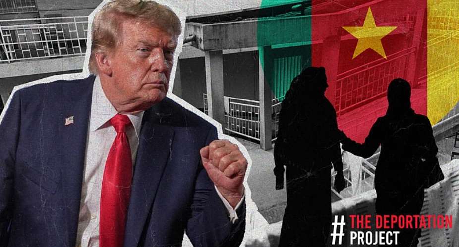 At least 44 people from more across Africa have been deported from the US to Cameroon – a country to which they have no connection. -  Studio graphique FMM