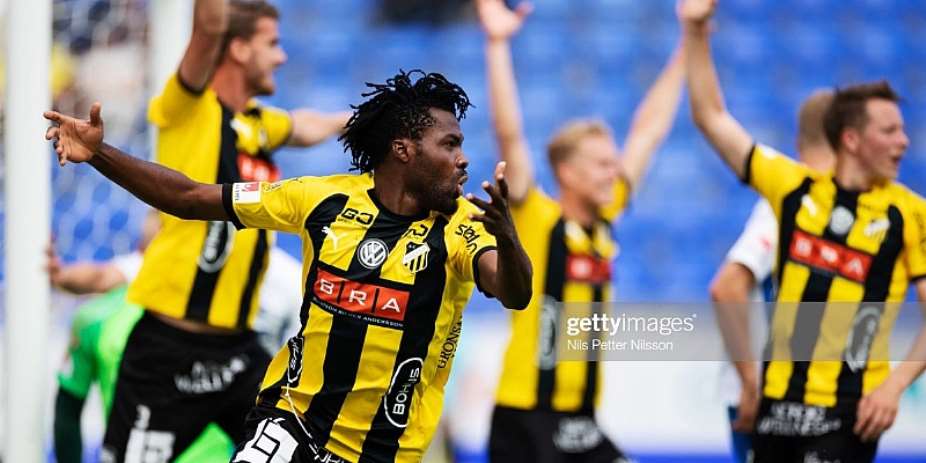 Kwame Kizito Scores On His Debut As BK Hcken Dismantle Allsvenskan