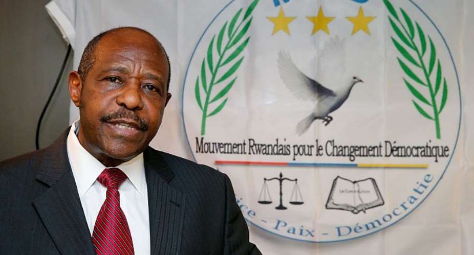 Paul Rusesabagina, chairman of the Rwandan Movement for Democratic Change political party.  - Source: