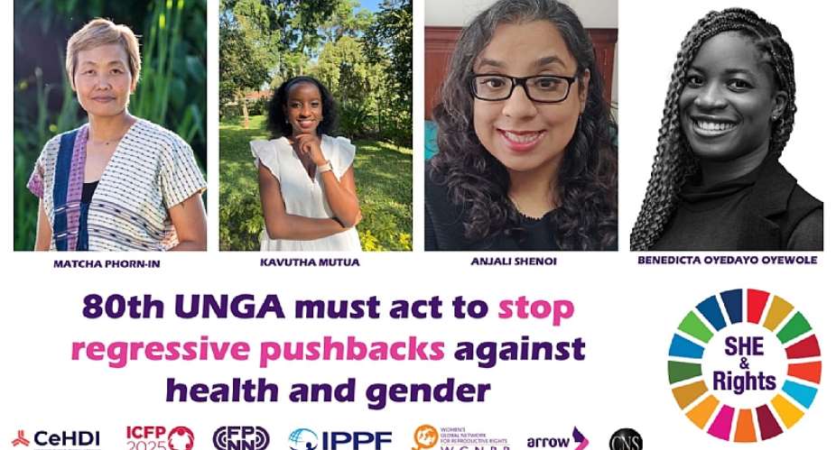 80th UNGA must act to stop regressive pushbacks against health and gender
