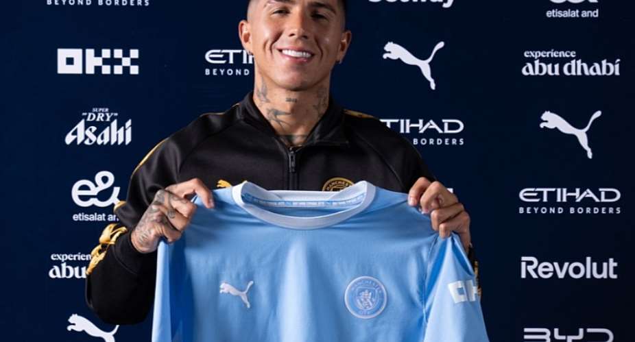 Manchester City sign EnzoFernandez from Chelsea in joint British record 125m deal