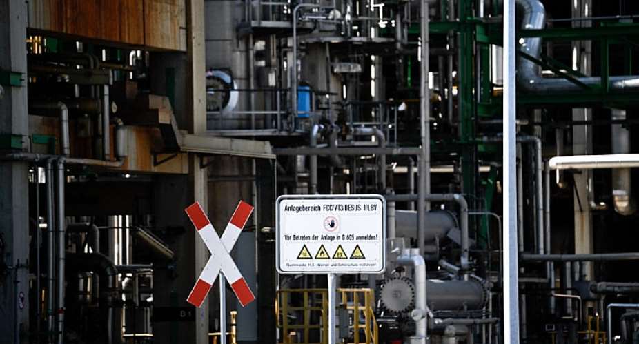 File photo of the PCK Schwedt refinery in Schwedt, northeastern Germany, taken August 26, 2026. -  Tobias Schwarz, AFP