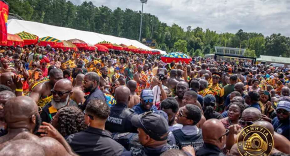 The crowd at Akwasidae USA