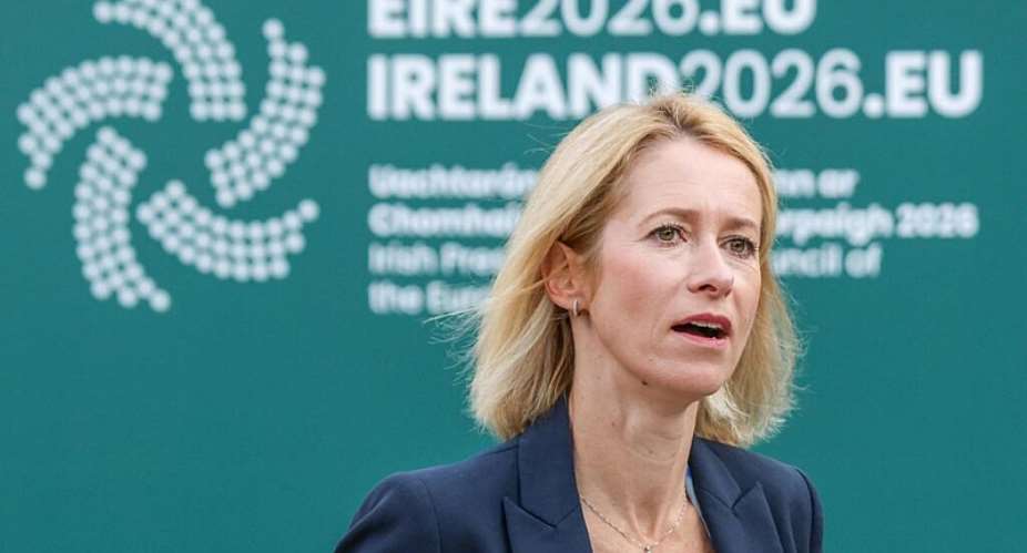 EU foreign policy chief Kaja Kallas on September 2, 2026 said last months drone incident in Germany was a wake-up call for countries dragging their feet over Russia. -  Paul Faith, AFP
