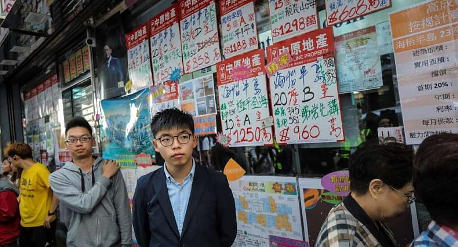 The 29-year-old Wong, one of the most recognisable faces of Hong Kongs now-quashed democracy movement, is already serving a nearly five-year sentence for subversion and was due to be released next year. -  Vivek Prakash, AFP