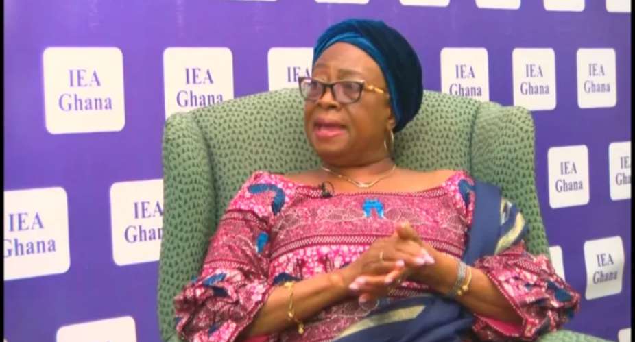 Former Chief Justice and distinguished fellow at IEA Sophia Akuffo