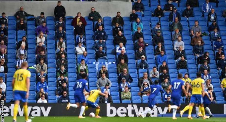 Brighton hosted Chelsea in a friendly in August that saw 2,500 fans attend with social distancing in place