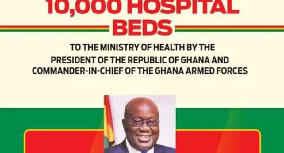 Akufo-Addo Hands Over 10,000 Hospital Beds To MoH