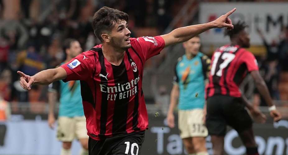 Brahim Diaz and Theo Hernandez goals lift AC Milan to win over Venezia