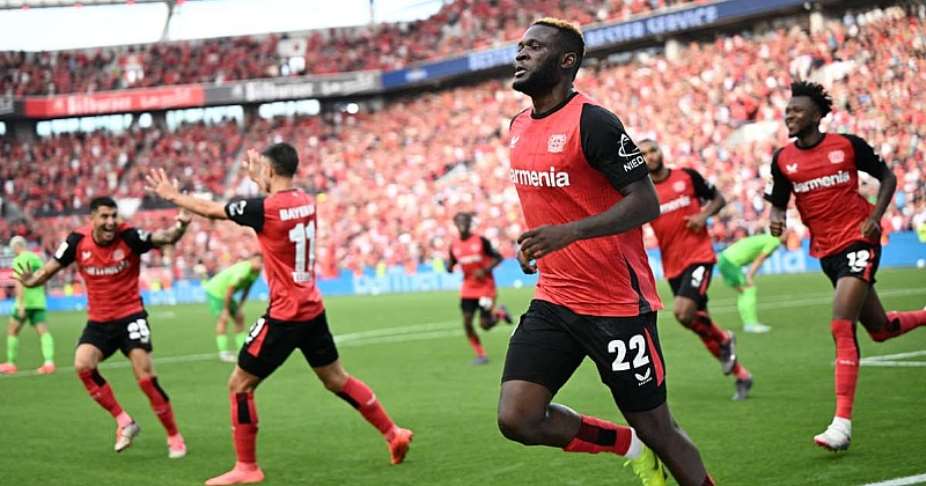 Bayer Leverkusen 4-3 Wolfsburg: Bonifaces last-gasp winner snatches comeback victory