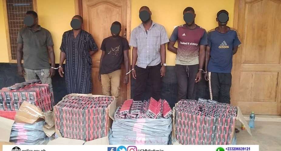 Police arrest six suspects with 1,195 boxes of tramadol ‘Red’