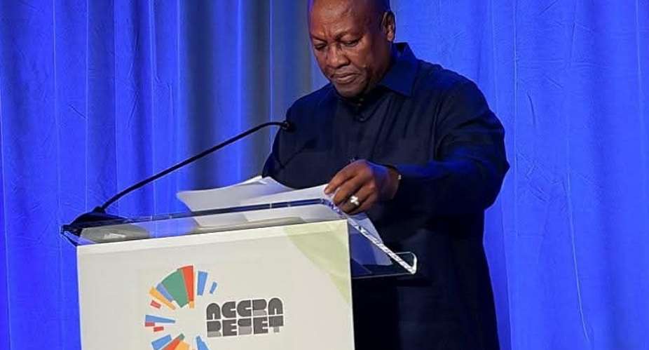 President John Dramani Mahama has launched the report of the Accra Reset Presidential Council