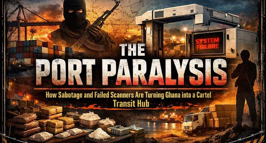 THE PORT PARALYSIS: How Sabotage and Failed Scanners Are Turning Ghana into a Cartel Transit Hub