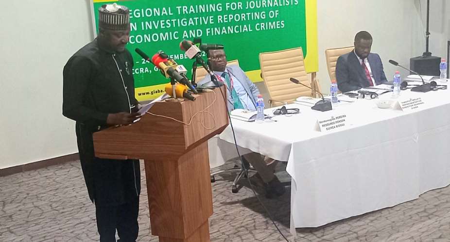 GIABA D-G Mam Cherno Jallow taps into media expertise in fighting money laundering, terrorist financing at regional workshop
