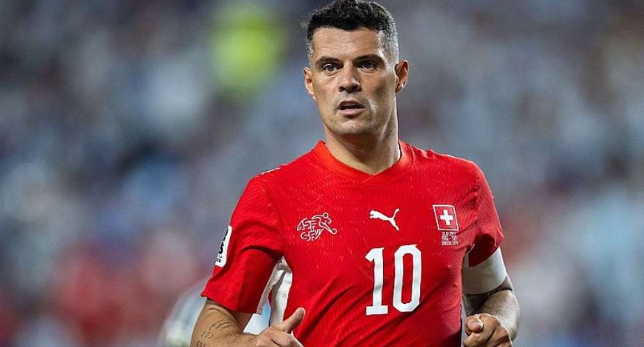 Getty ImagesImage caption: Granit Xhaka captained Switzerland at the World Cup earlier this year