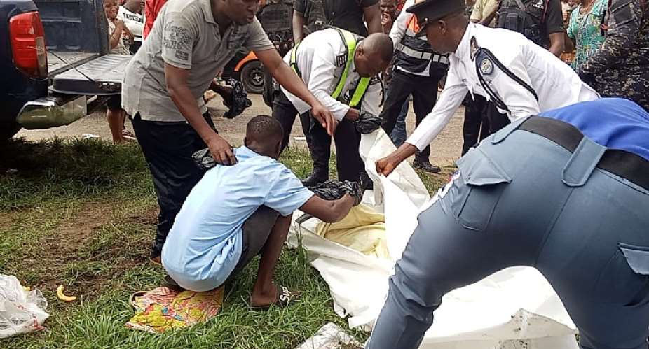 Kumasi: Roadside trader killed in tragic accident at Brewery Traffic Light in Asokwa
