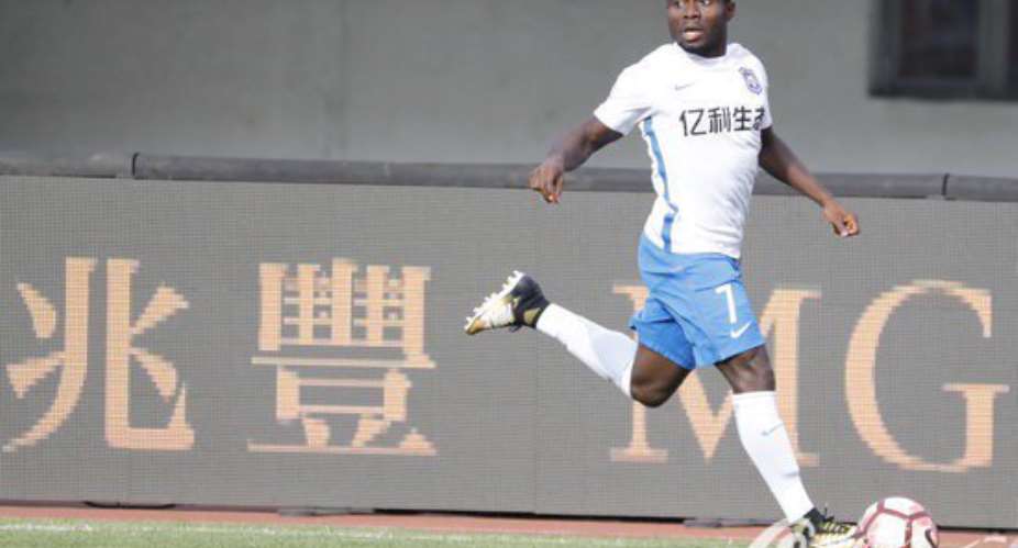 Frank Acheampong Nets Brace In Tianjin Derby