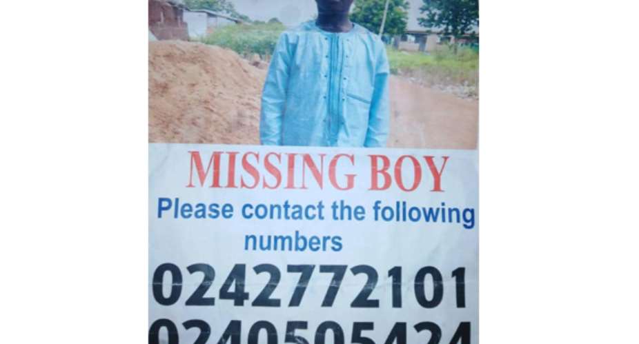 Boy Missing For 2 Months In Tamale