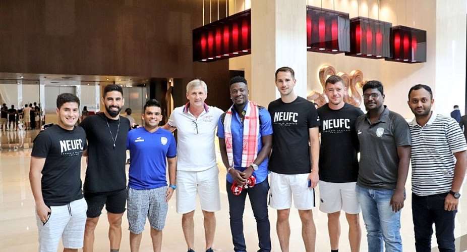Ghana Legend Asamoah Gyan Arrives In India To Join NorthEast United FC VIDEO