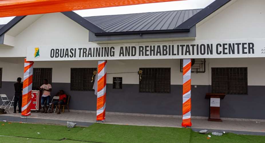 Anglogold Ashanti, Obuasi Municipal Assembly Hand Over A Training And Rehabilitation Center For PWDs In Obuasi