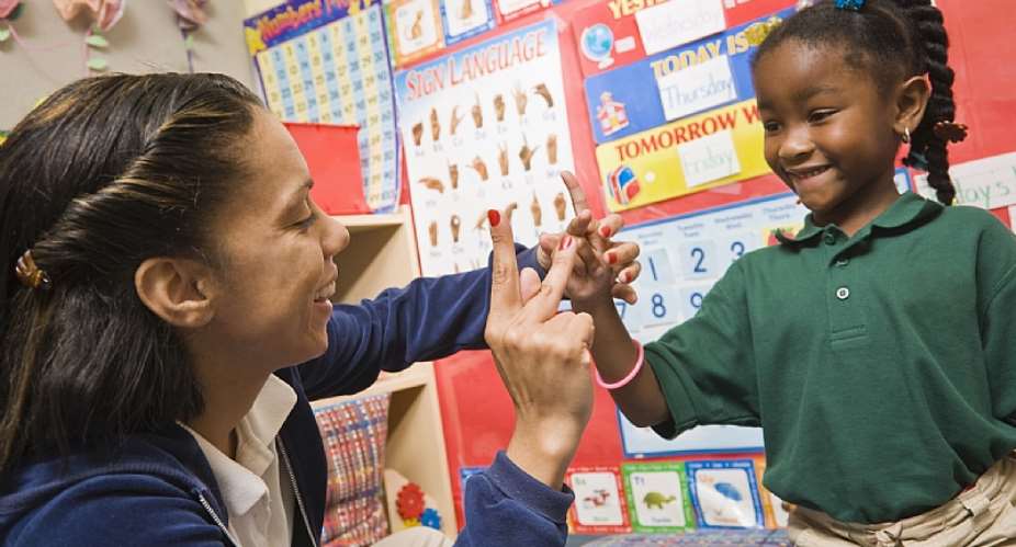 The South African Sign Language is offered as a school subject from pre-school until the final year of high school since 2015.  - Source: GettyImages