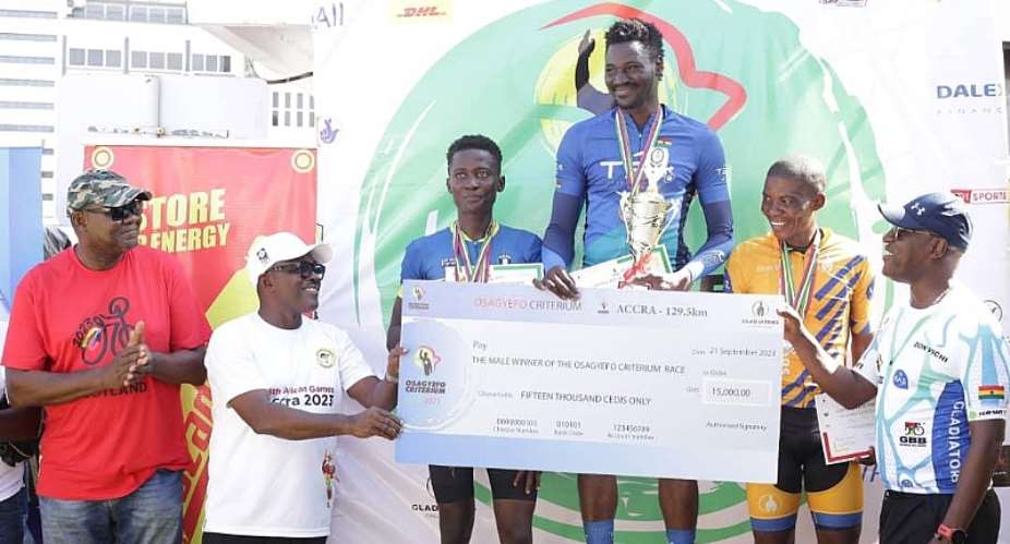 Joseph Zubil wins 3rd Edition of the Osagyefo Criterium Race