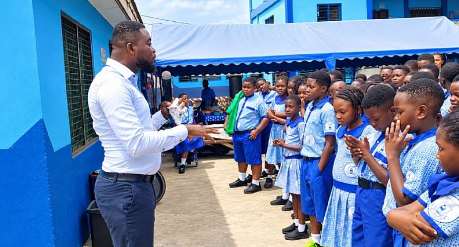 ICAD-MOGA School Tour Begins at Christ Ebenezer Preparatory School in Accra