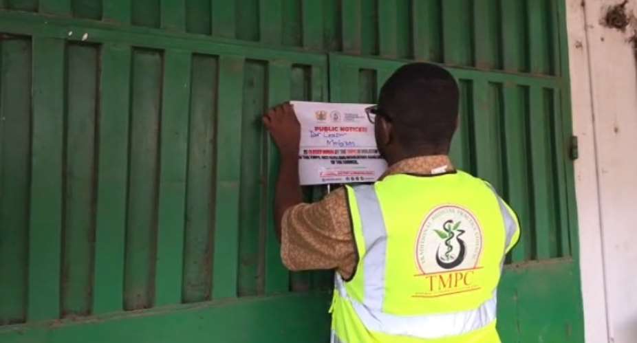 Traditional Medicine Council shuts down M.Y Caesar Company Ltd in Kumasi