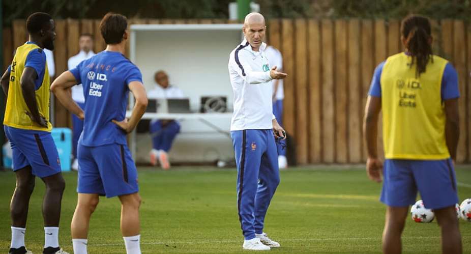 Frances new boss Zinedine Zidane was head coach at Real Madrid on two occasions between 2016 and 2021. -  AP Photo/Thomas Padilla