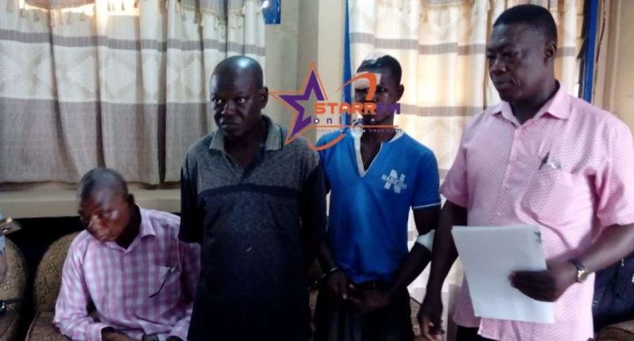 The suspects, Baba Sali left and Danteni Bugre right