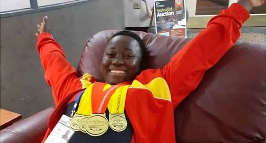 Ghanaian Power-Lifter Juliana Arkoh Claims Four Gold Medals In Canada