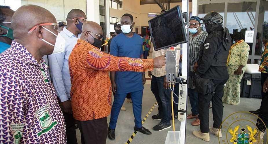 Akufo-Addo Commissions 4th Medical Drone Centre In Sefwi Wiawso