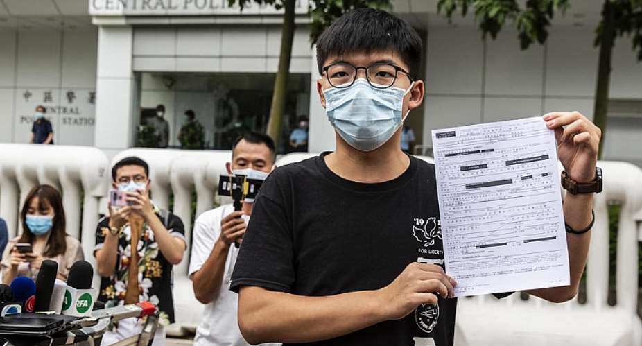 EU denounces 'troubling' arrest of Hong Kong activist Joshua Wong