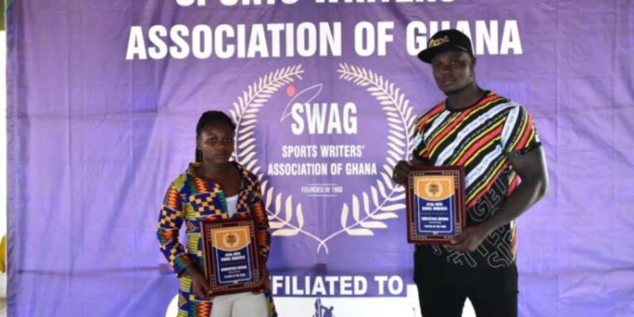 Christian Amoah And Winifred Ntumi Claim 2019 MTN SWAG Award Weightlifters Of The Year