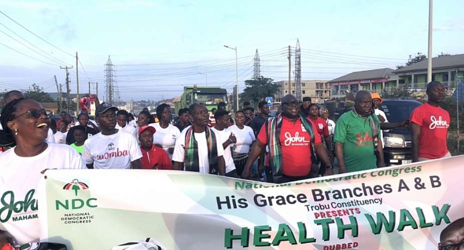 NDC seized streets for a massive health walk