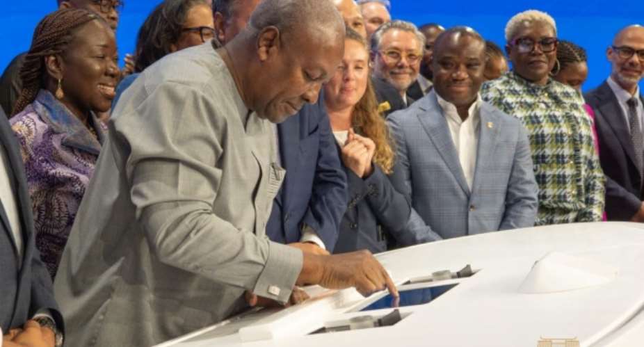 Mahama visits Nasdaq Stock Market, says Ghana is open for business